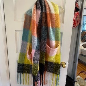 Nordstrom Bp. Plaid Blanket Scarf